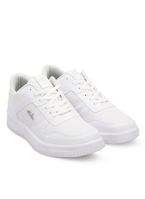 Slazenger ELIORA I Büyük Beden Erkek Sneaker Ayakkabı Beyaz - Görsel 3