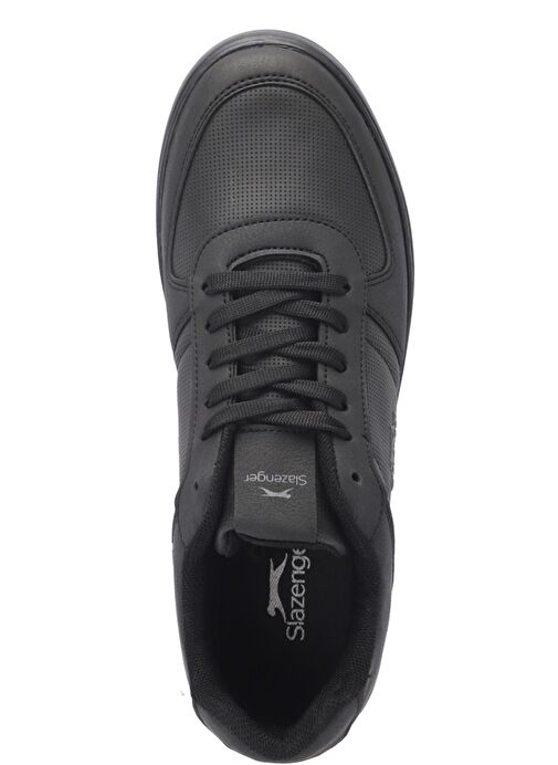 Slazenger POINT NEW I Kadın Sneaker Ayakkabı Siyah Nubuk - Görsel 6