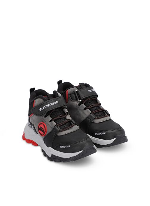 Slazenger VERSION Erkek Çocuk Bot Siyah / Kırmızı - Görsel 3