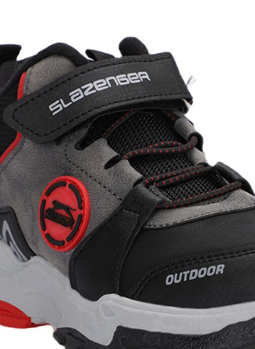 Slazenger VERSION Erkek Çocuk Bot Siyah / Kırmızı - Görsel 5