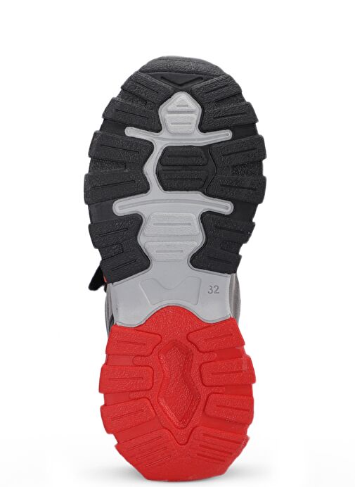 Slazenger VERSION Erkek Çocuk Bot Siyah / Kırmızı - Görsel 8