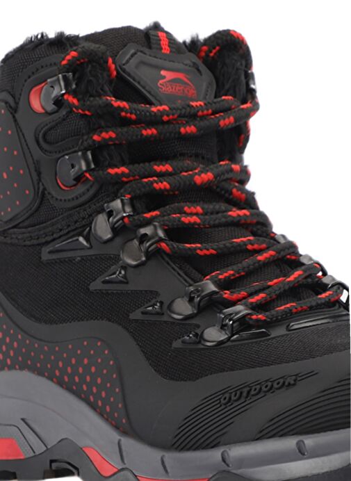 Slazenger HOST IN Erkek Siyah / Kırmızı Outdoor - Görsel 5