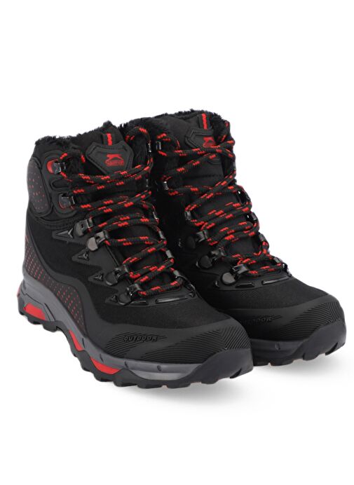 Slazenger HOST IN Erkek Siyah / Kırmızı Outdoor - Görsel 3