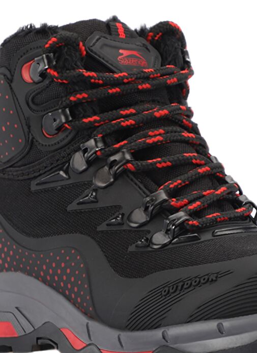 Slazenger HOST IN Kadın Siyah / Kırmızı Outdoor - Görsel 5