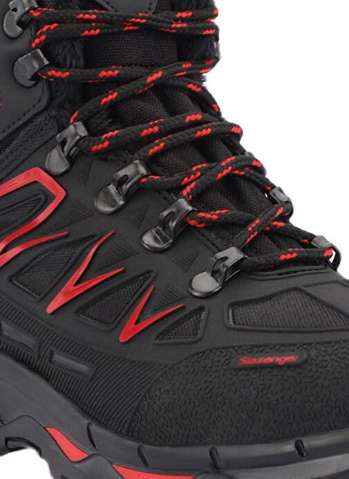 Slazenger HARDEEP IN Erkek Bot Siyah / Kırmızı - Görsel 5