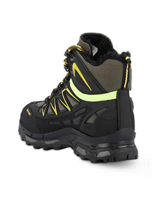 Slazenger HARDEEP IN Unisex Çocuk Bot Haki / Sarı - Görsel 4