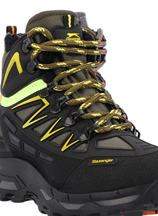 Slazenger HARDEEP IN Unisex Çocuk Bot Haki / Sarı - Görsel 5