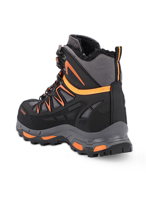 Slazenger HARDEEP IN Unisex Çocuk Bot Füme / Turuncu - Görsel 4