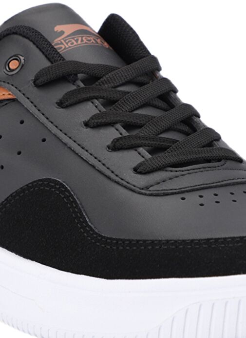 Slazenger DARK I Erkek Sneaker Ayakkabı Siyah / Taba - Görsel 5