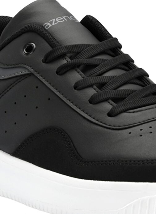 Slazenger DARK I Erkek Sneaker Ayakkabı Siyah / Koyu Gri - Görsel 5