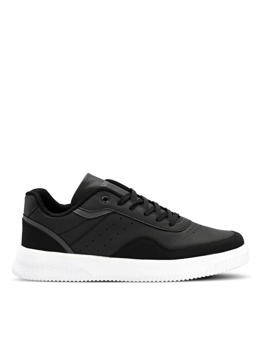 Slazenger DARK I Erkek Sneaker Ayakkabı Siyah / Koyu Gri - Görsel 2