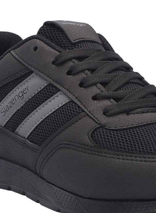 Slazenger EASTERN I Erkek Sneaker Ayakkabı Siyah / Koyu Gri - Görsel 5