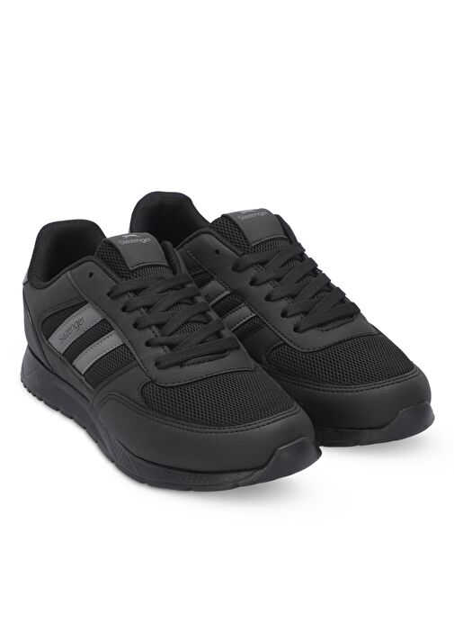 Slazenger EASTERN I Erkek Sneaker Ayakkabı Siyah / Koyu Gri - Görsel 3