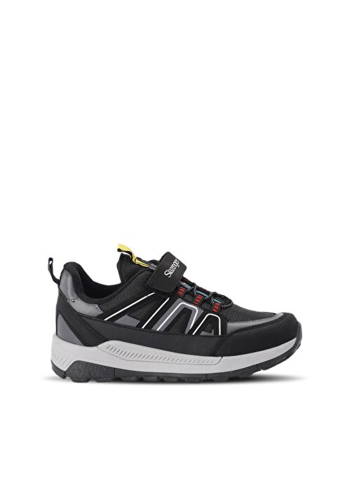 Slazenger KROSS KTN Unisex Çocuk Sneaker Ayakkabı Siyah / Beyaz - Görsel 2