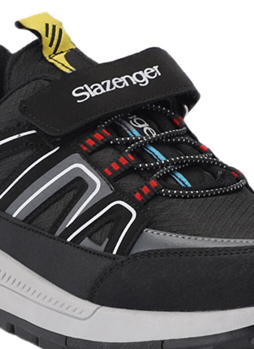 Slazenger KROSS KTN Unisex Çocuk Sneaker Ayakkabı Siyah / Beyaz - Görsel 5