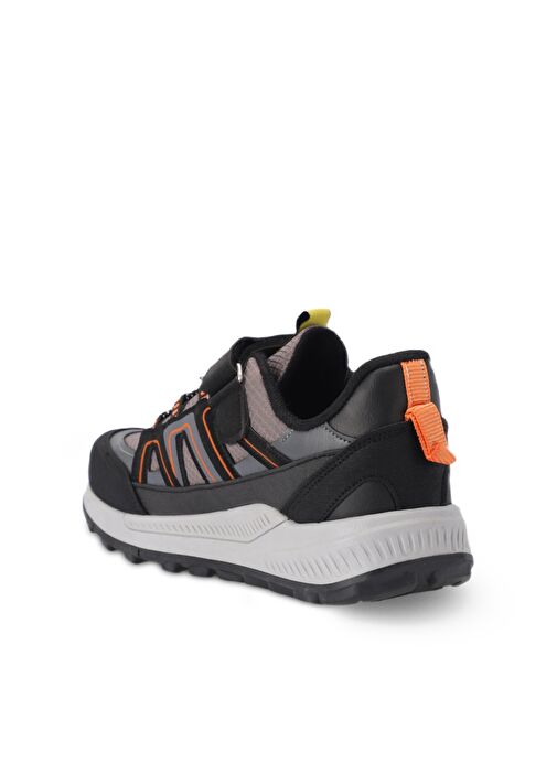 Slazenger KROSS KTN Unisex Çocuk Sneaker Ayakkabı Siyah / Koyu Gri - Görsel 4