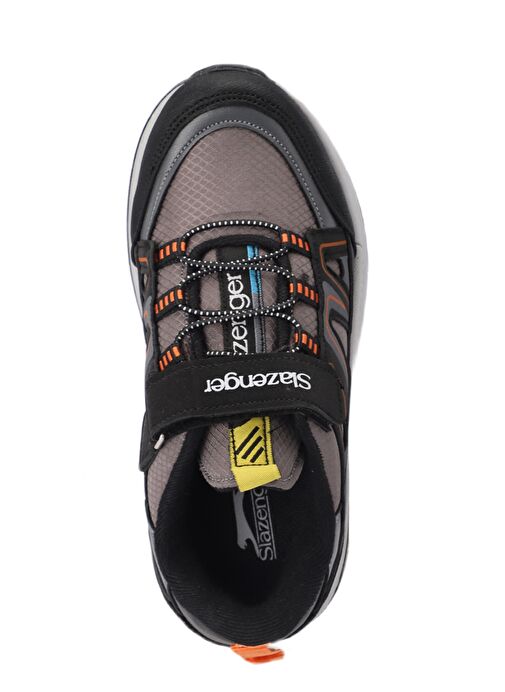 Slazenger KROSS KTN Unisex Çocuk Sneaker Ayakkabı Siyah / Koyu Gri - Görsel 6