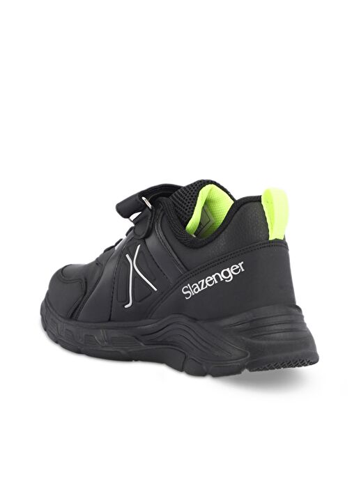 Slazenger VACATION I Erkek Çocuk Sneaker Ayakkabı Siyah / Siyah - Görsel 4