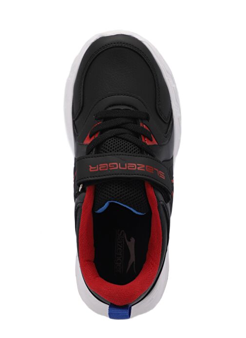 Slazenger VACATION I Unisex Çocuk Sneaker Ayakkabı Siyah / Kırmızı - Görsel 6