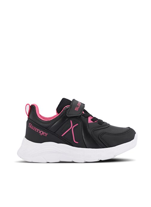 Slazenger VACATION I Unisex Çocuk Sneaker Ayakkabı Siyah / Fuşya - Görsel 2