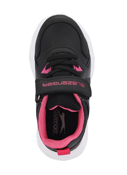 Slazenger VACATION I Unisex Çocuk Sneaker Ayakkabı Siyah / Fuşya - Görsel 6
