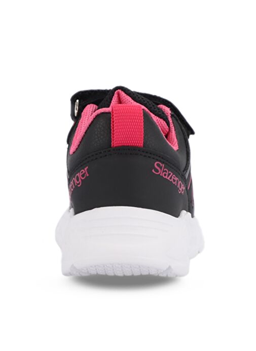 Slazenger VACATION I Unisex Çocuk Sneaker Ayakkabı Siyah / Fuşya - Görsel 7