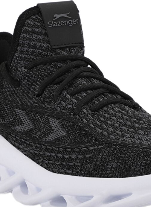 Slazenger AACHEN IN Erkek Sneaker Ayakkabı Siyah / Koyu Gri - Görsel 5