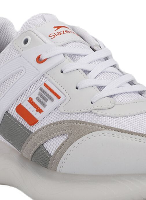 Slazenger ZEND Erkek Beyaz Koşu & Yürüyüş Spor Ayakkabısı - Görsel 5