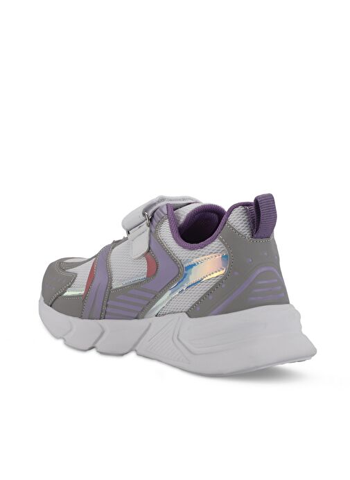 Slazenger KENDALL Unisex Çocuk Sneaker Ayakkabı Gri / Fuşya - Görsel 4