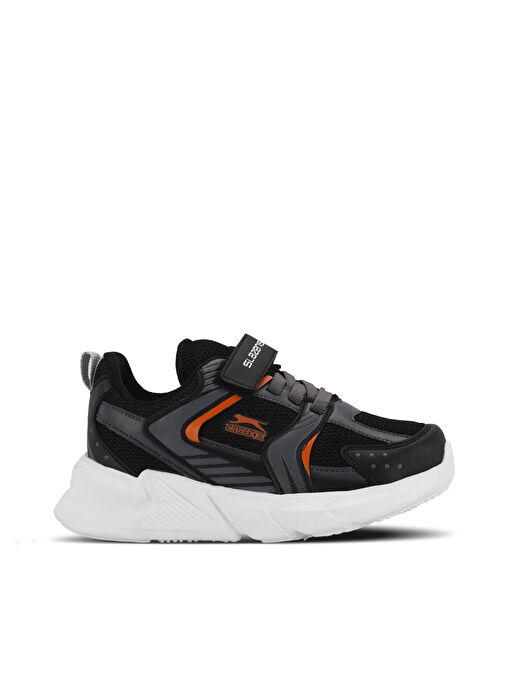 Slazenger KENDALL Unisex Çocuk Sneaker Ayakkabı Siyah / Koyu Gri - Görsel 2