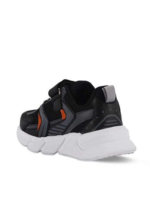 Slazenger KENDALL Unisex Çocuk Sneaker Ayakkabı Siyah / Koyu Gri - Görsel 4