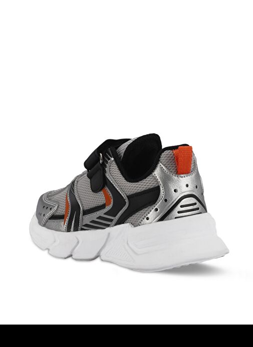 Slazenger KENDALL Unisex Çocuk Sneaker Ayakkabı Gri / Siyah - Görsel 4