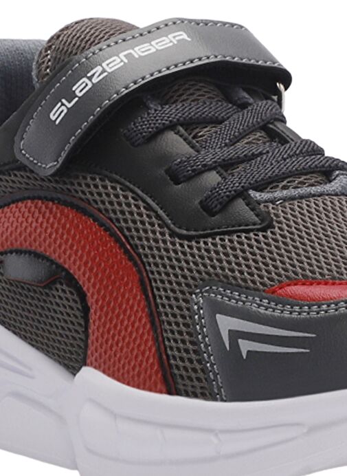 Slazenger KLAN IN Unisex Çocuk Sneaker Ayakkabı Koyu Gri - Görsel 5