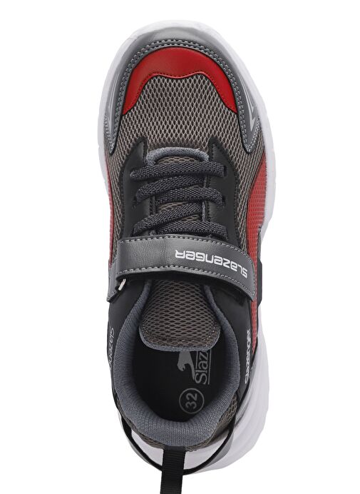 Slazenger KLAN IN Unisex Çocuk Sneaker Ayakkabı Koyu Gri - Görsel 6