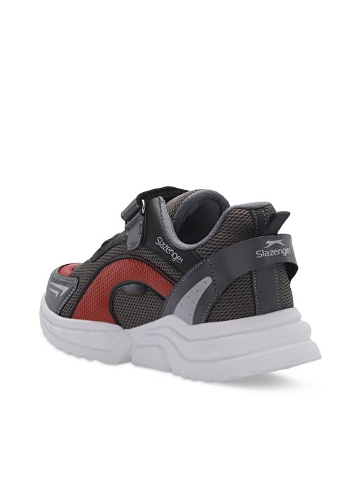 Slazenger KLAN IN Unisex Çocuk Sneaker Ayakkabı Koyu Gri - Görsel 4
