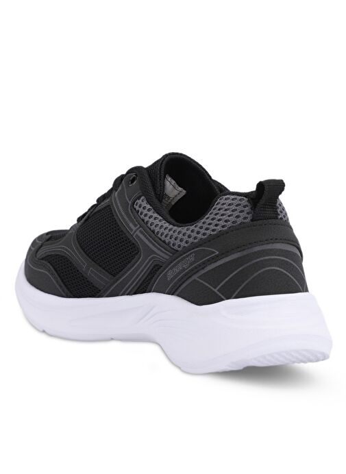 Slazenger GIMA Erkek Sneaker Ayakkabı Siyah / Beyaz - Görsel 4
