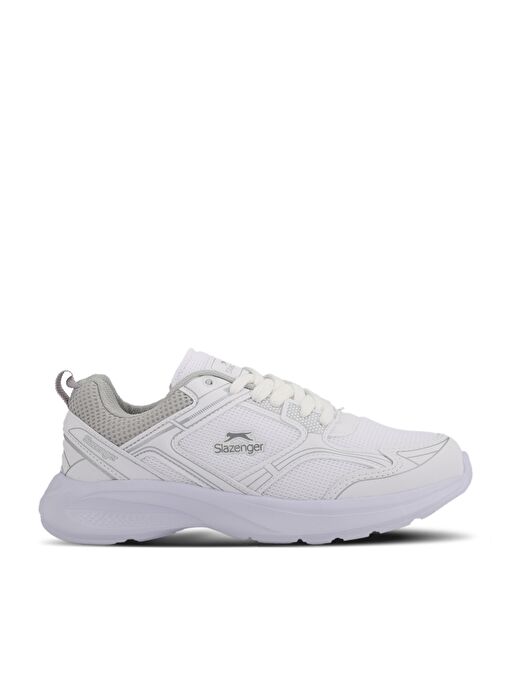Slazenger GIMA Kadın Sneaker Ayakkabı Beyaz / Gümüş - Görsel 2