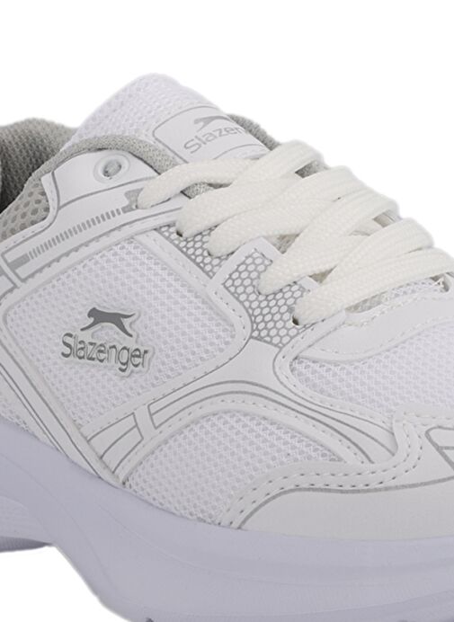 Slazenger GIMA Kadın Sneaker Ayakkabı Beyaz / Gümüş - Görsel 5