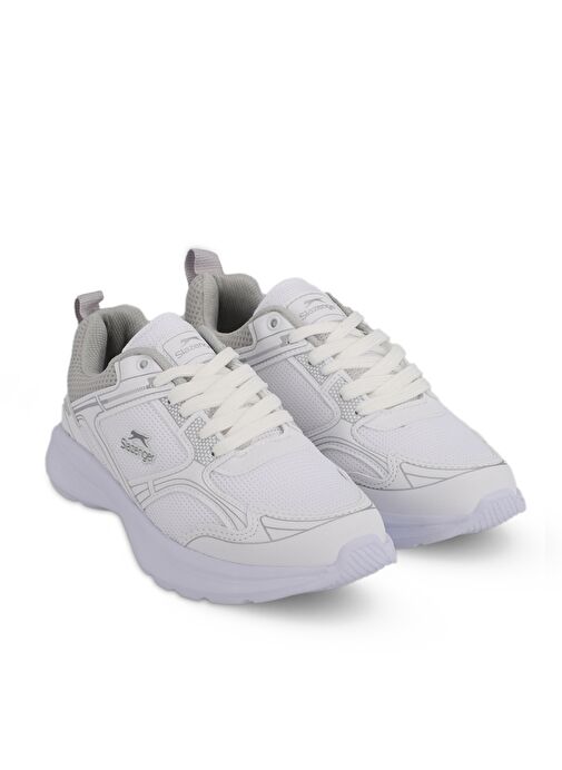 Slazenger GIMA Kadın Sneaker Ayakkabı Beyaz / Gümüş - Görsel 3