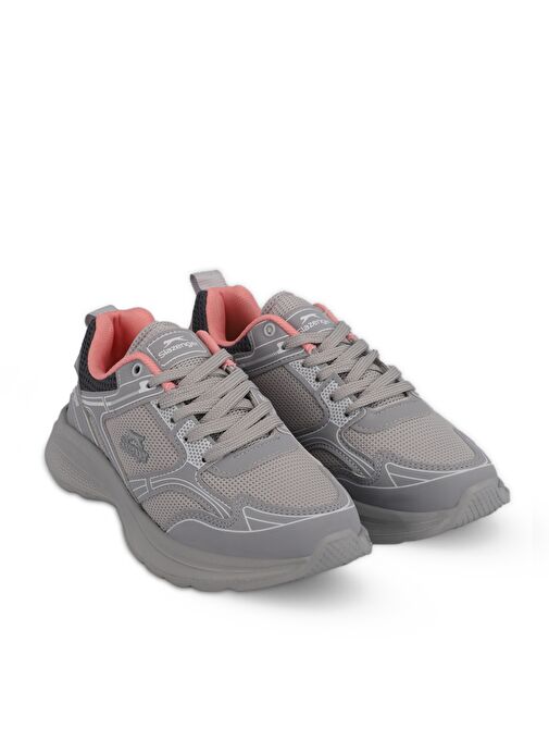 Slazenger GIMA Kadın Sneaker Ayakkabı Gri - Görsel 3
