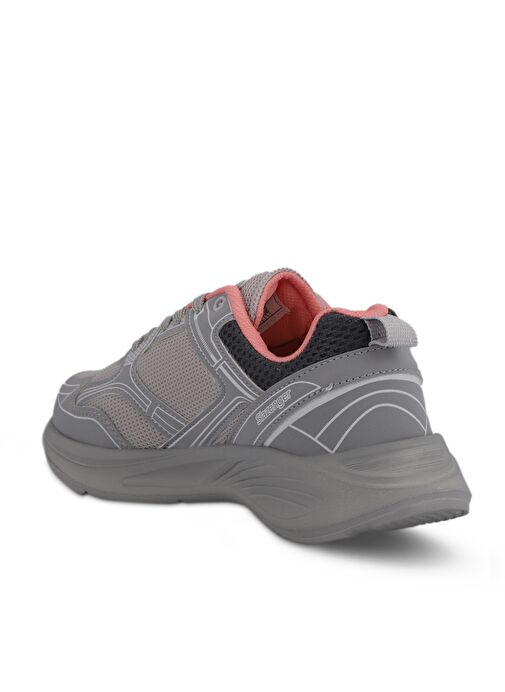 Slazenger GIMA Kadın Sneaker Ayakkabı Gri - Görsel 4