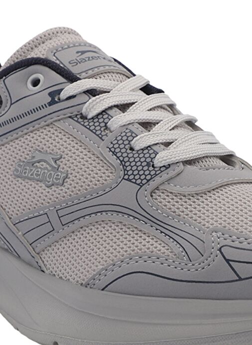 Slazenger GIMA Kadın Sneaker Ayakkabı Gri / Lacivert - Görsel 5