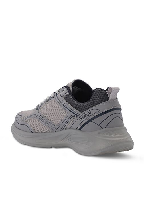 Slazenger GIMA Kadın Sneaker Ayakkabı Gri / Lacivert - Görsel 4