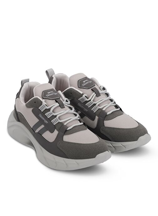 Slazenger MAKEDA IN Erkek Sneaker Ayakkabı Gri - Görsel 3