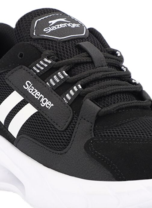Slazenger MAKEDA IN Erkek Sneaker Ayakkabı Siyah / Beyaz - Görsel 5