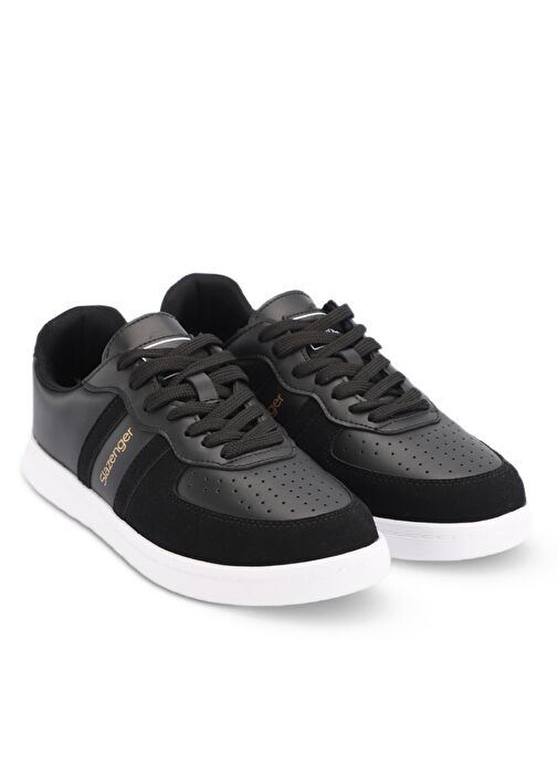 Slazenger MALKHAZ Erkek Sneaker Ayakkabı Siyah / Beyaz - Görsel 3