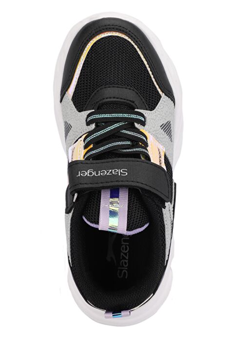 Slazenger NELSON Kız Çocuk Sneaker Ayakkabı Siyah / Mor - Görsel 6