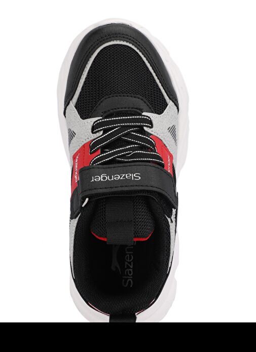 Slazenger NELSON Unisex Çocuk Sneaker Ayakkabı Siyah / Kırmızı - Görsel 6