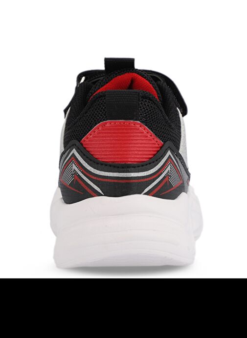 Slazenger NELSON Unisex Çocuk Sneaker Ayakkabı Siyah / Kırmızı - Görsel 7