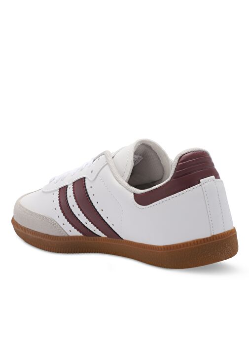 Slazenger PING Erkek Sneaker Ayakkabı Beyaz / Bordo - Görsel 4